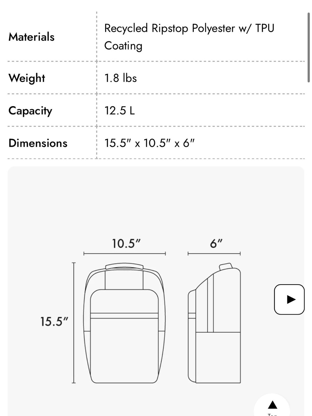 Calpak Lavender Ripstop Backpack - Everyday Pack - Picture 5 of 5